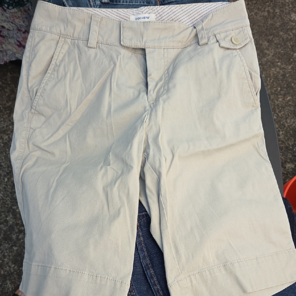 Women's Beige Shorts